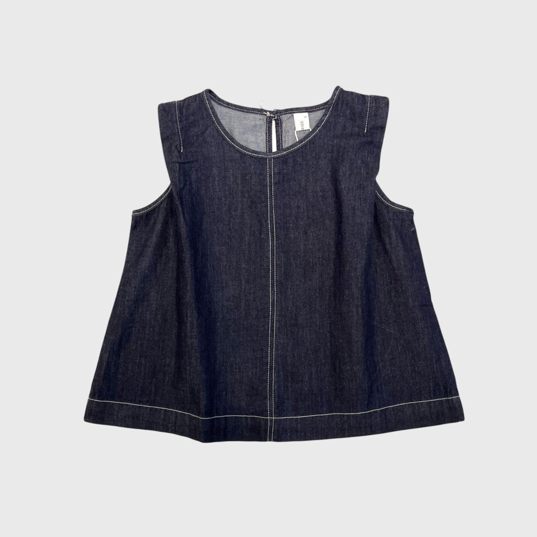 Джинсовое топ-платье