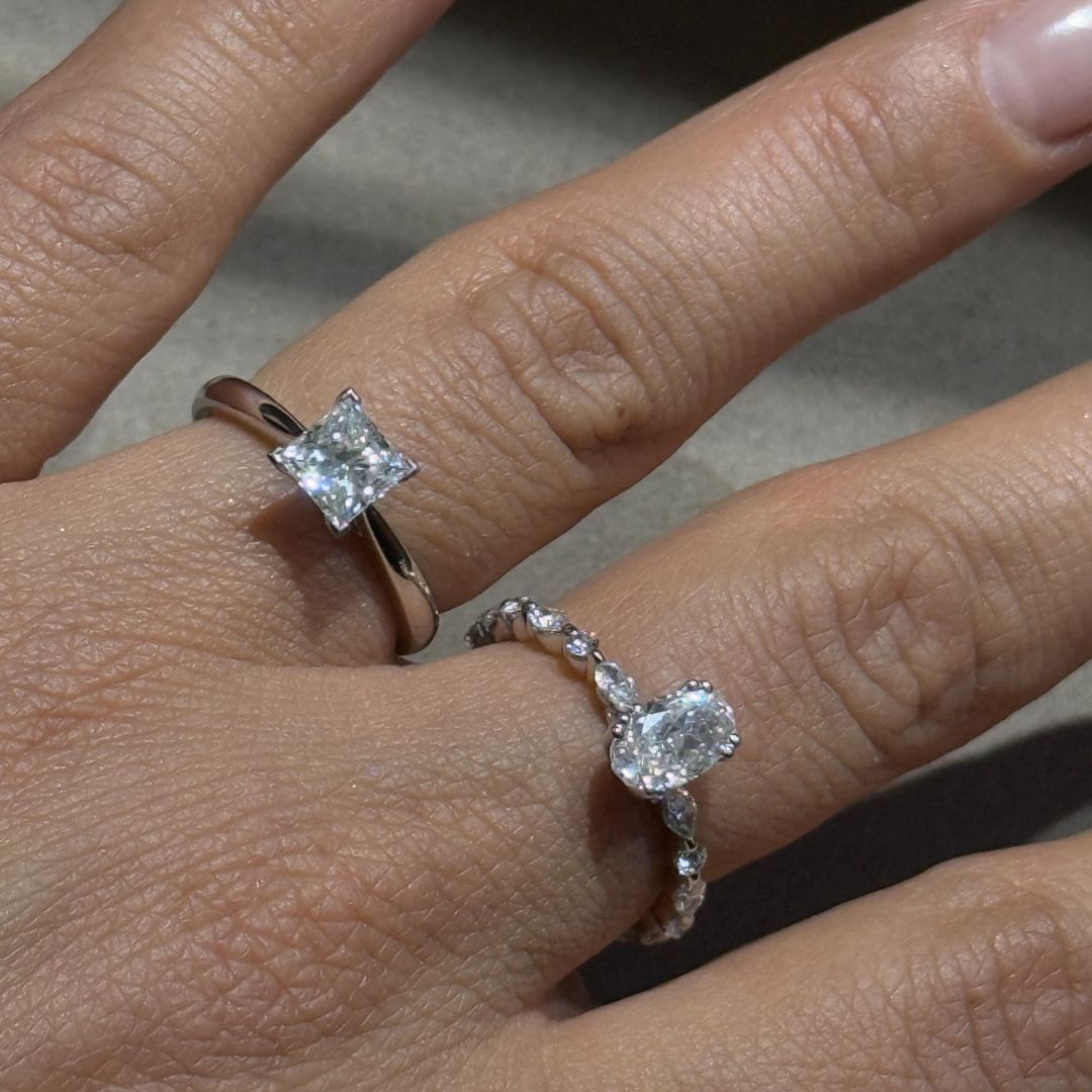 Кольца с бриллиантами