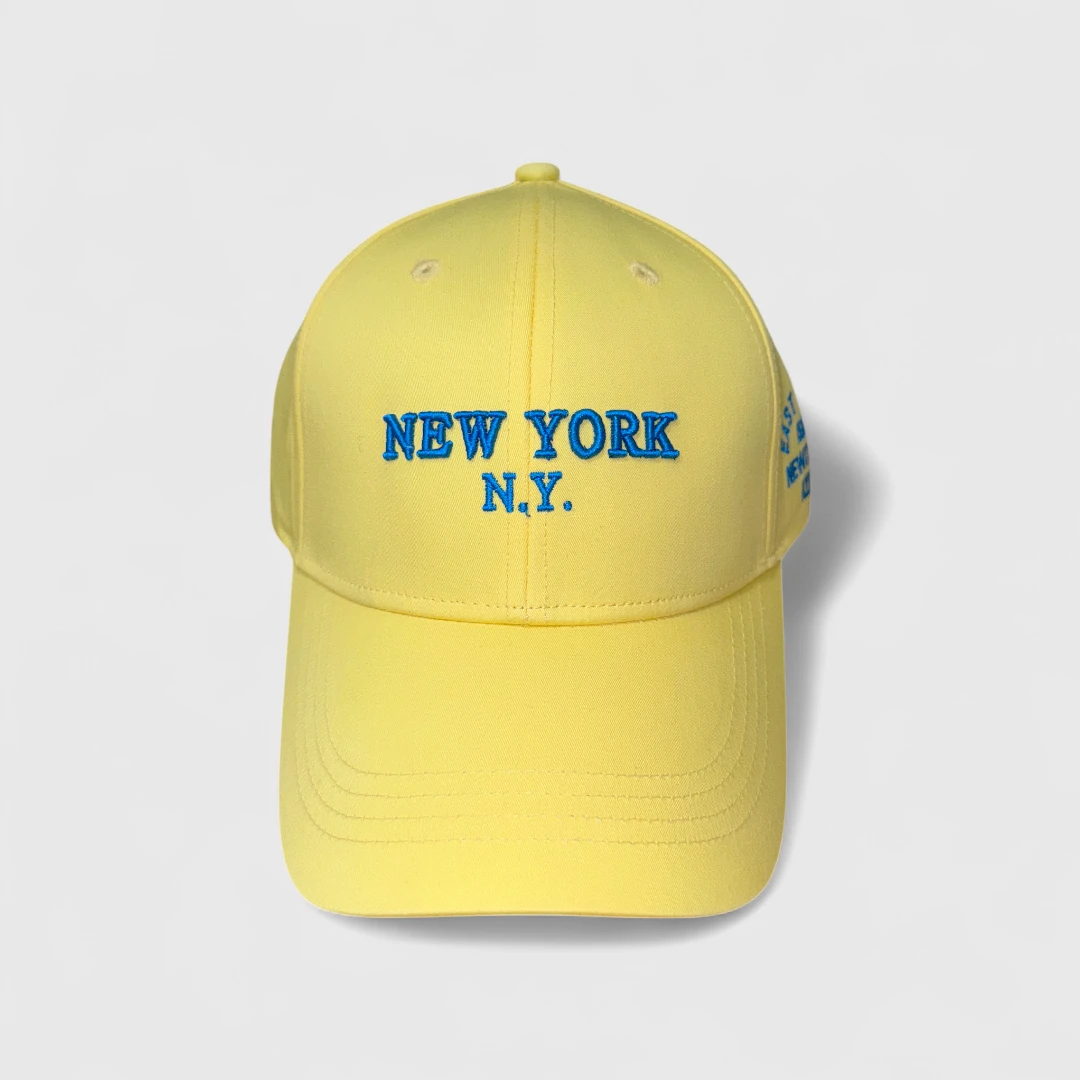 Бейсболка New York (желтая, голубая)