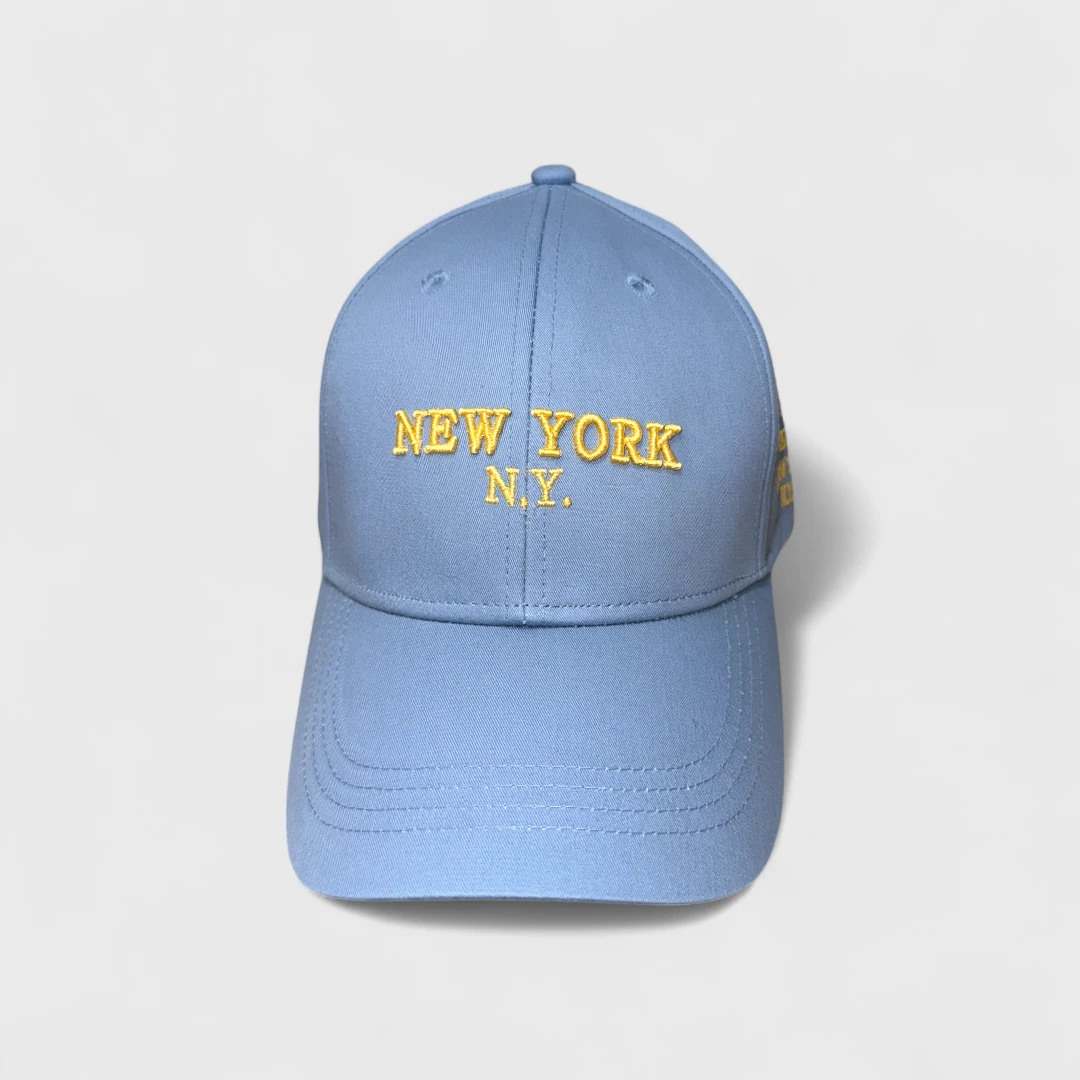 Бейсболка New York (желтая, голубая)