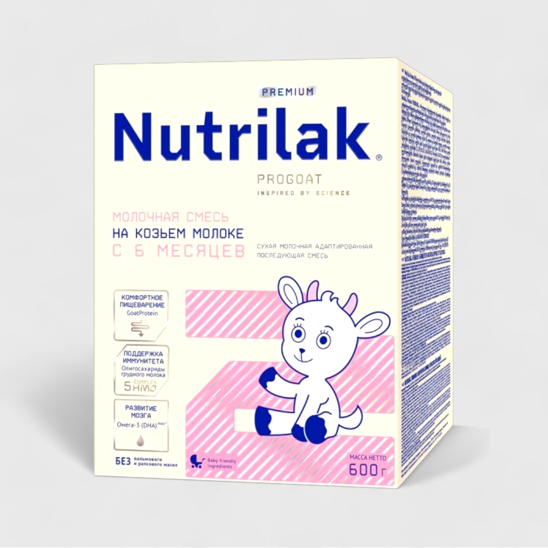 Nutrilak 2 на козьем молоке, 600 г