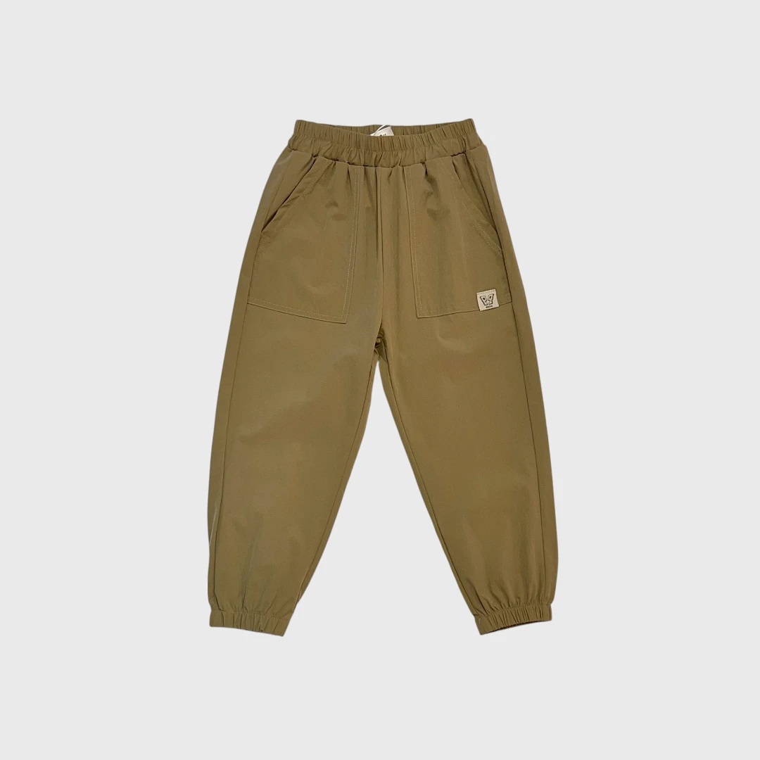 Оливковые брюки для детей