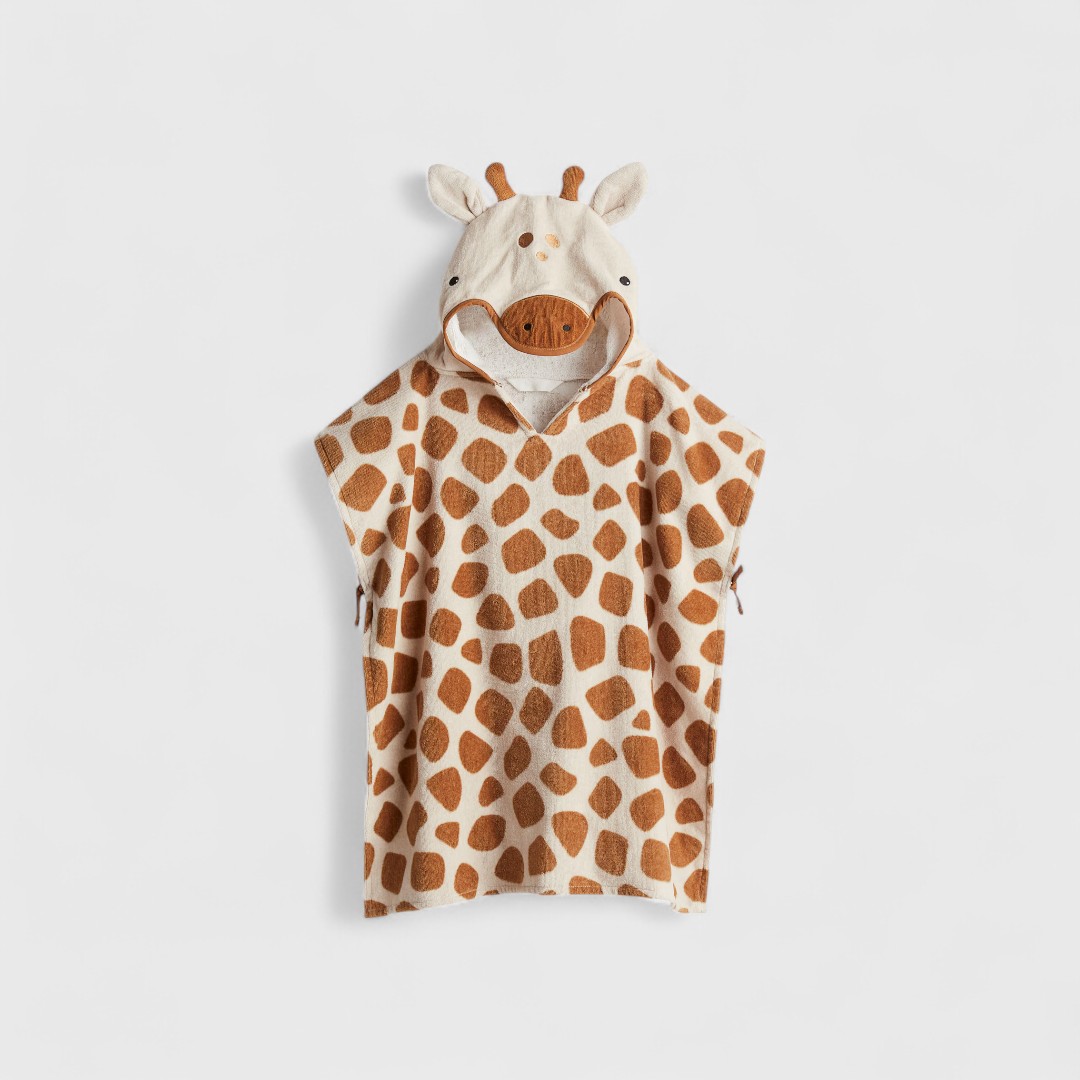 H&M Пончо для купания с рисунком жирафа