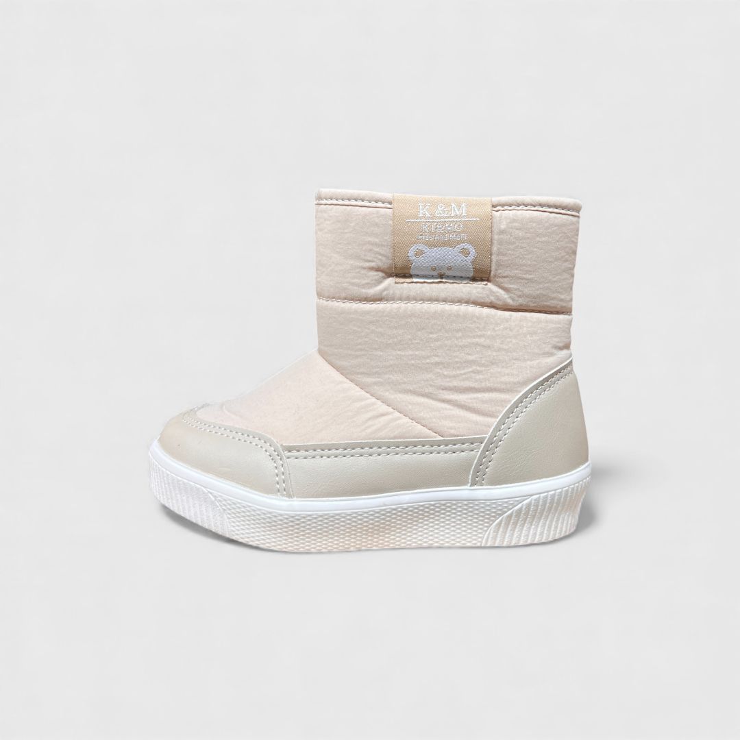 Бежевые зимние ботинки K&M