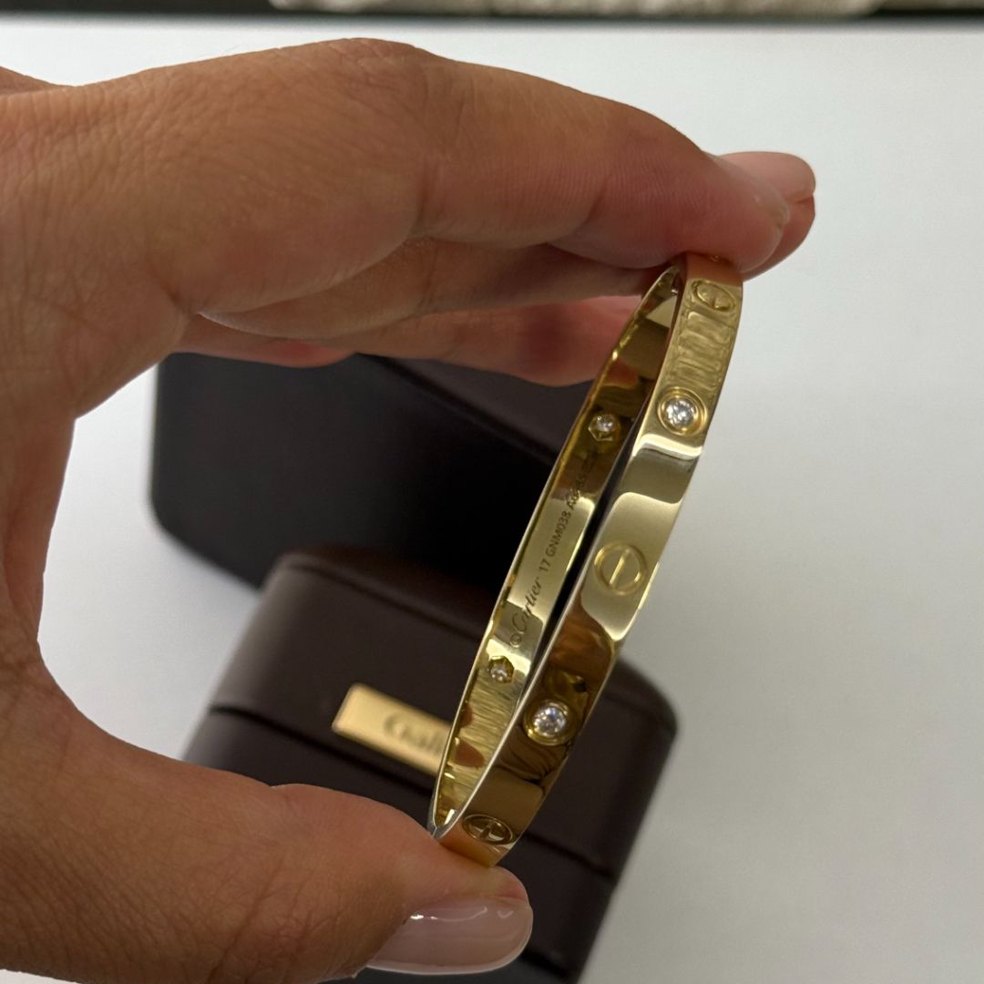 Золотой браслет Cartier Love