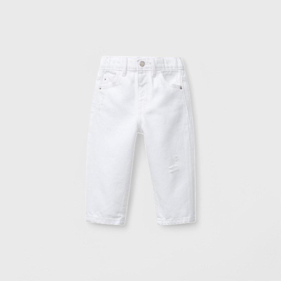 Белые джинсы ZARA