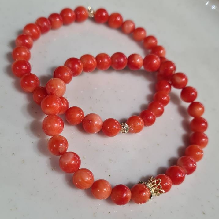 Браслеты из натурального коралла
