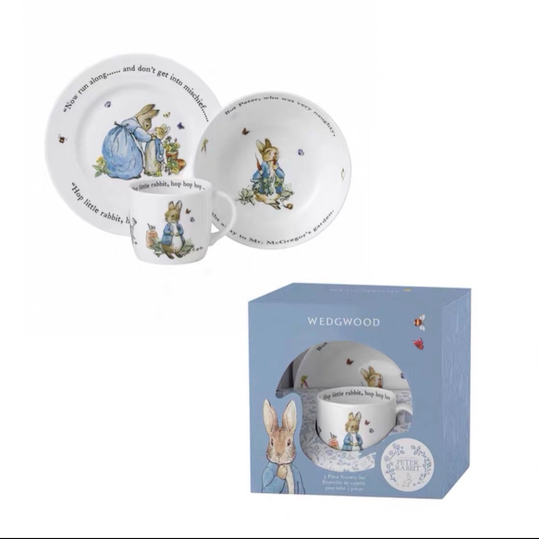 Набор детской посуды Wedgwood белый