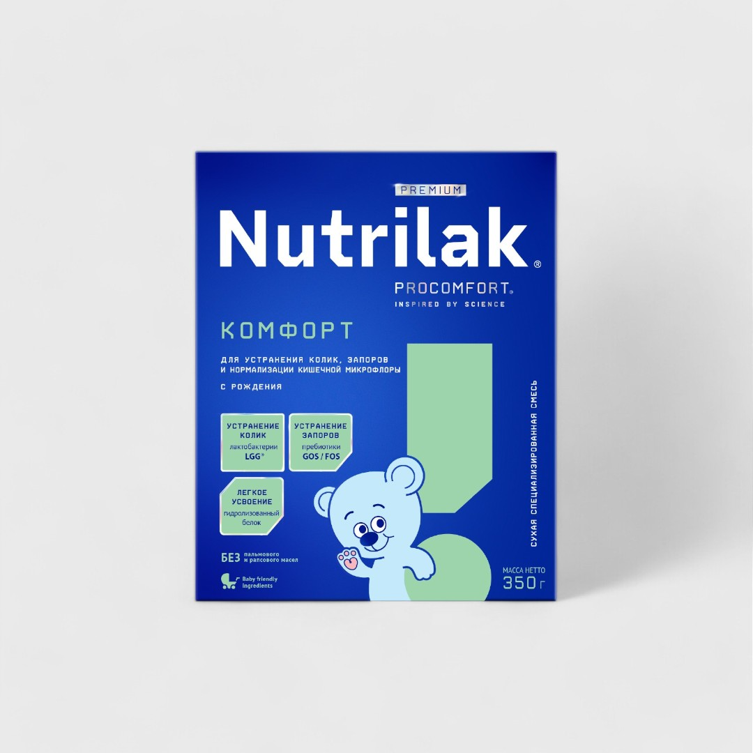 Nutrilak Комфорт молочная смесь, 350 г