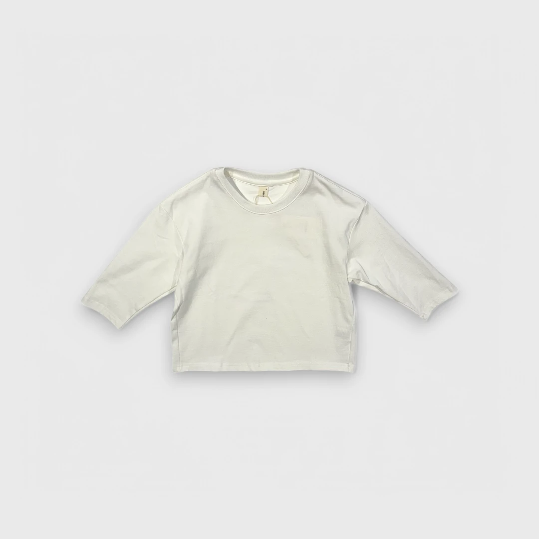 Белый лонгслив