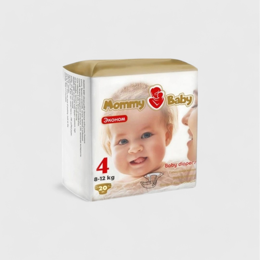 Mommy Baby Подгузники 4 (8 - 12 кг)