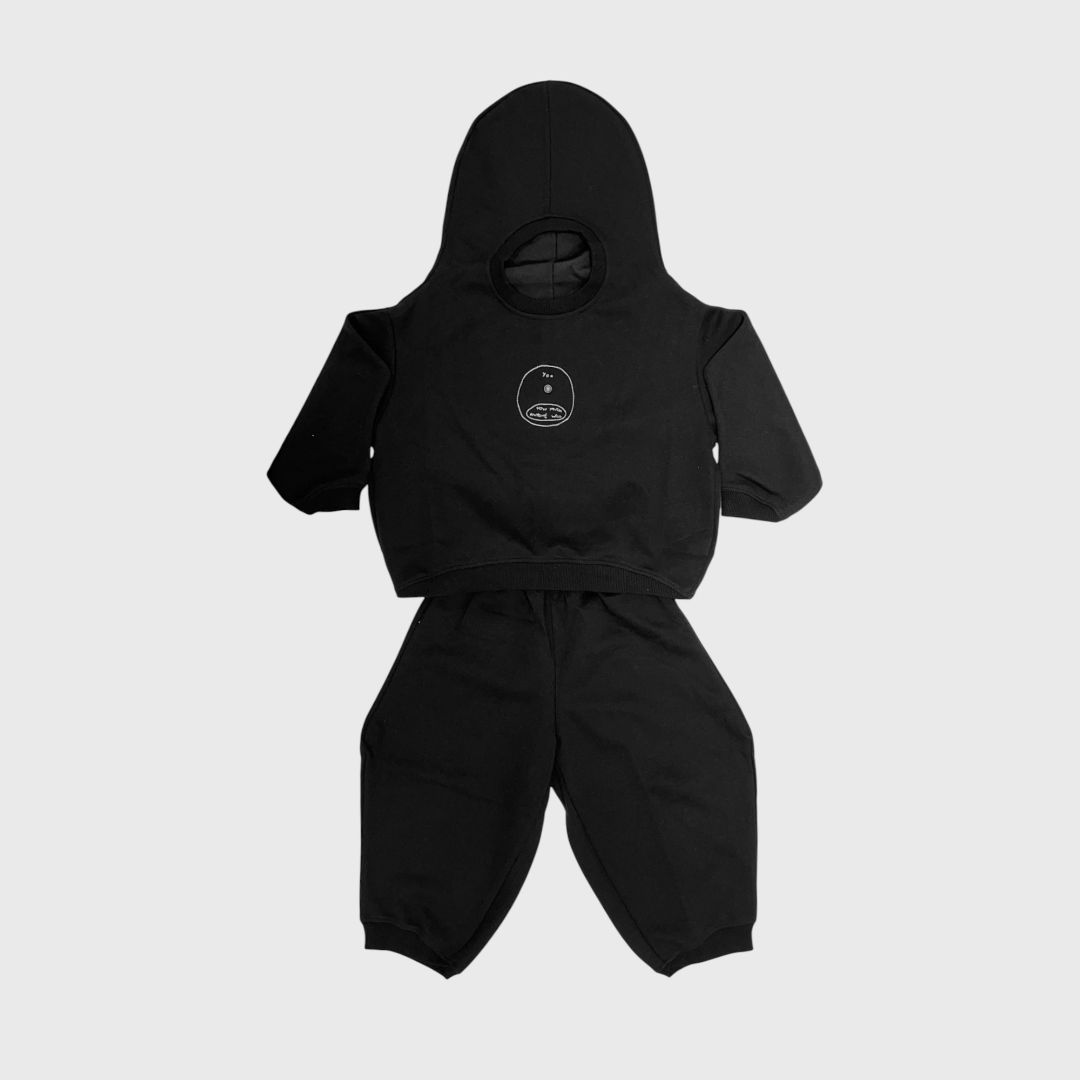 Черный спортивный костюм you