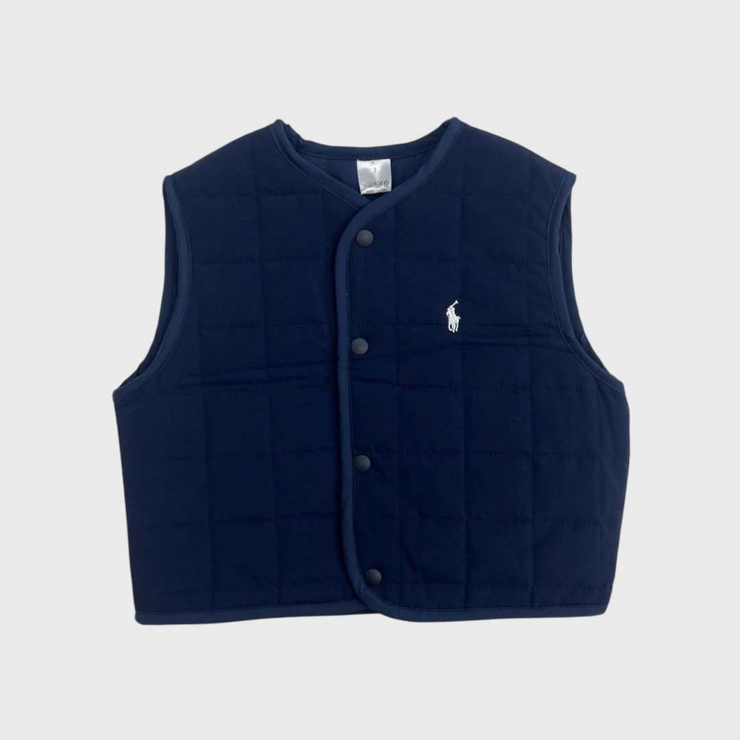 Синяя жилетка