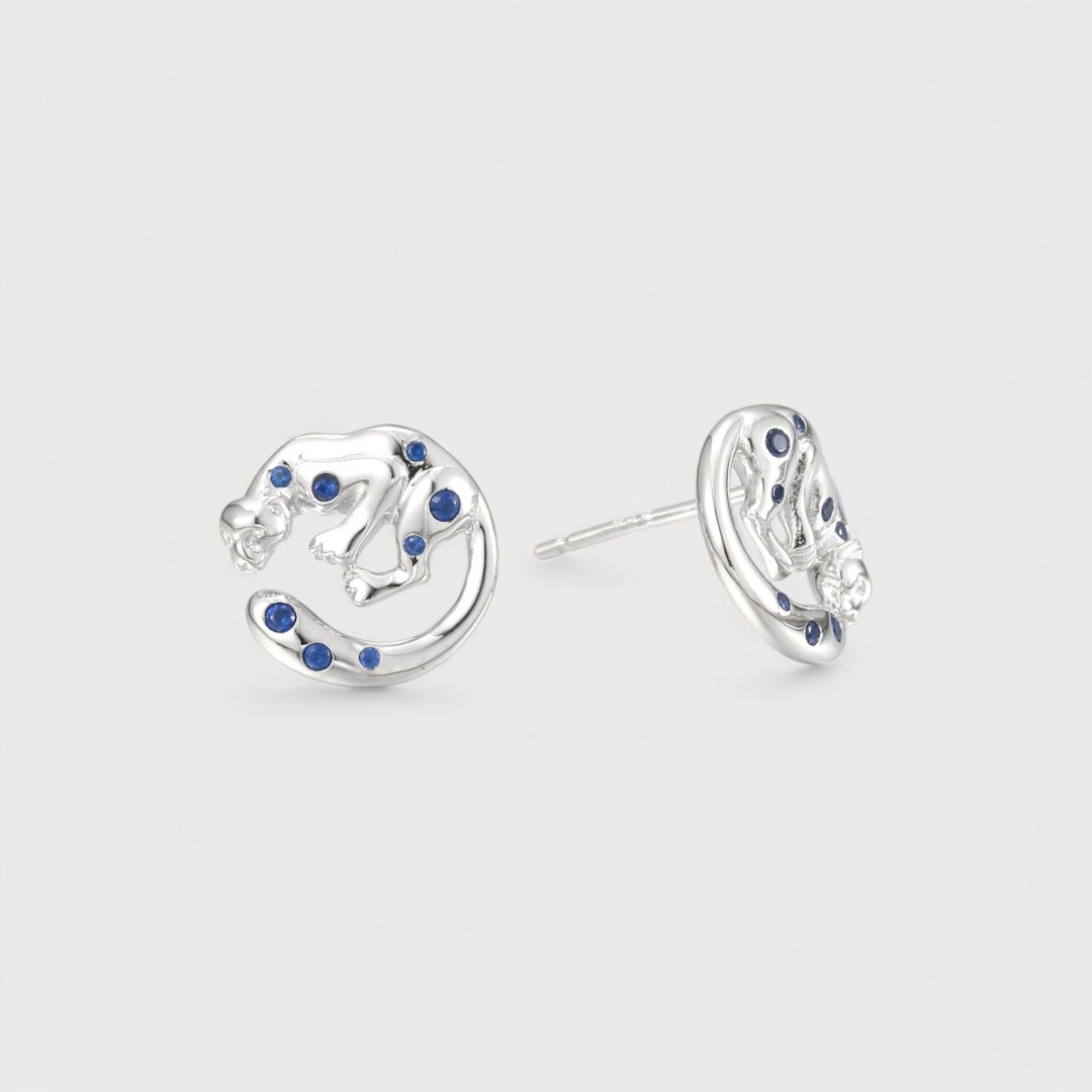 Серьги с барсом из коллекции ETHNO