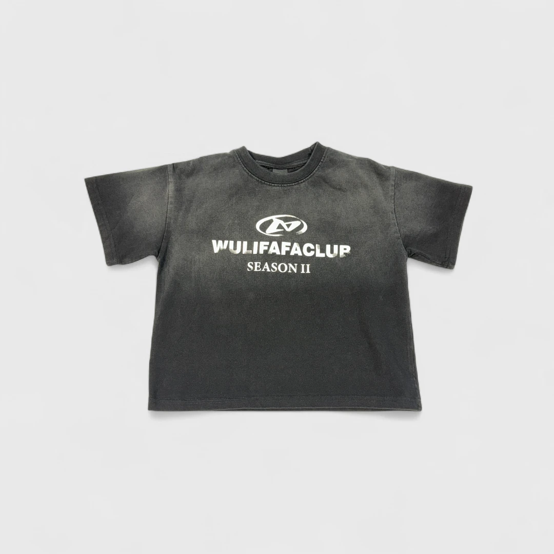 Черная футболка WULIFAFA