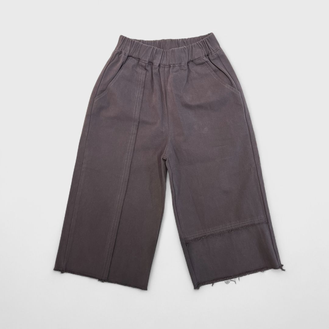 Гравфитовые джинсы с завышенной талией