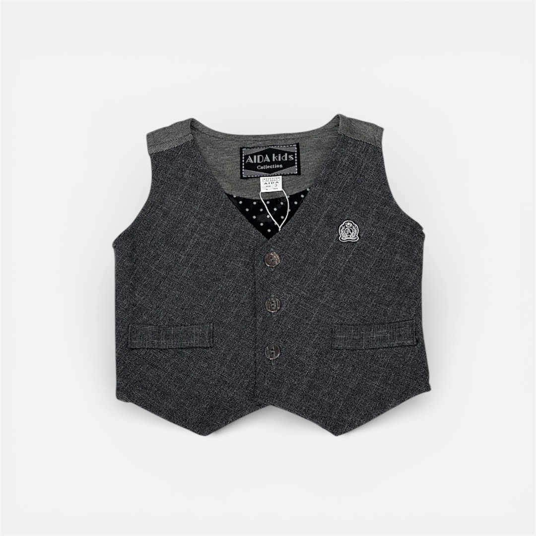Серый жилет AIDA Kids