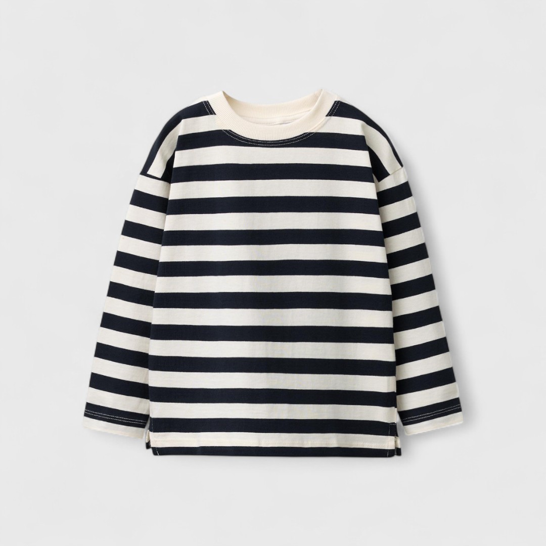 Zara Сине-белый полосатый свитшот