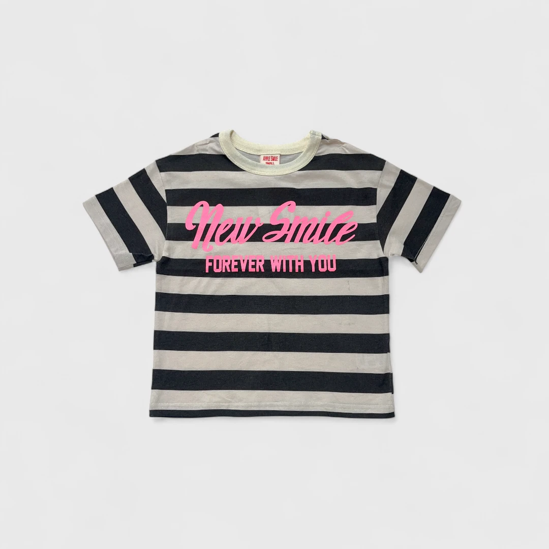 Полосатая футболка New Smile