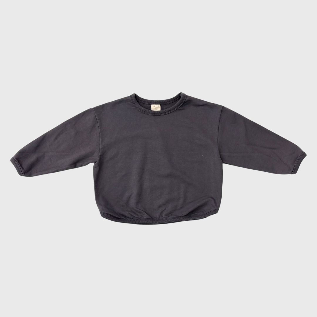 Серый лонгслив