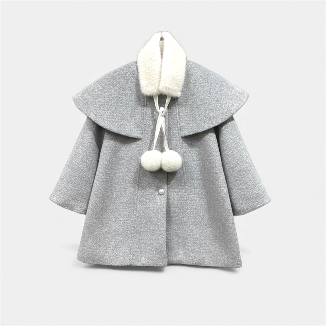 Серый пальто