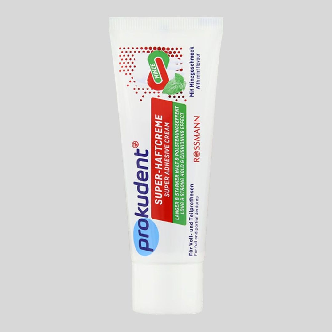 ФИКСИРУЮЩИЙ КРЕМ PROKUDENT ДЛЯ ПРОТЕЗОВ С МЯТНЫМ ВКУСОМ