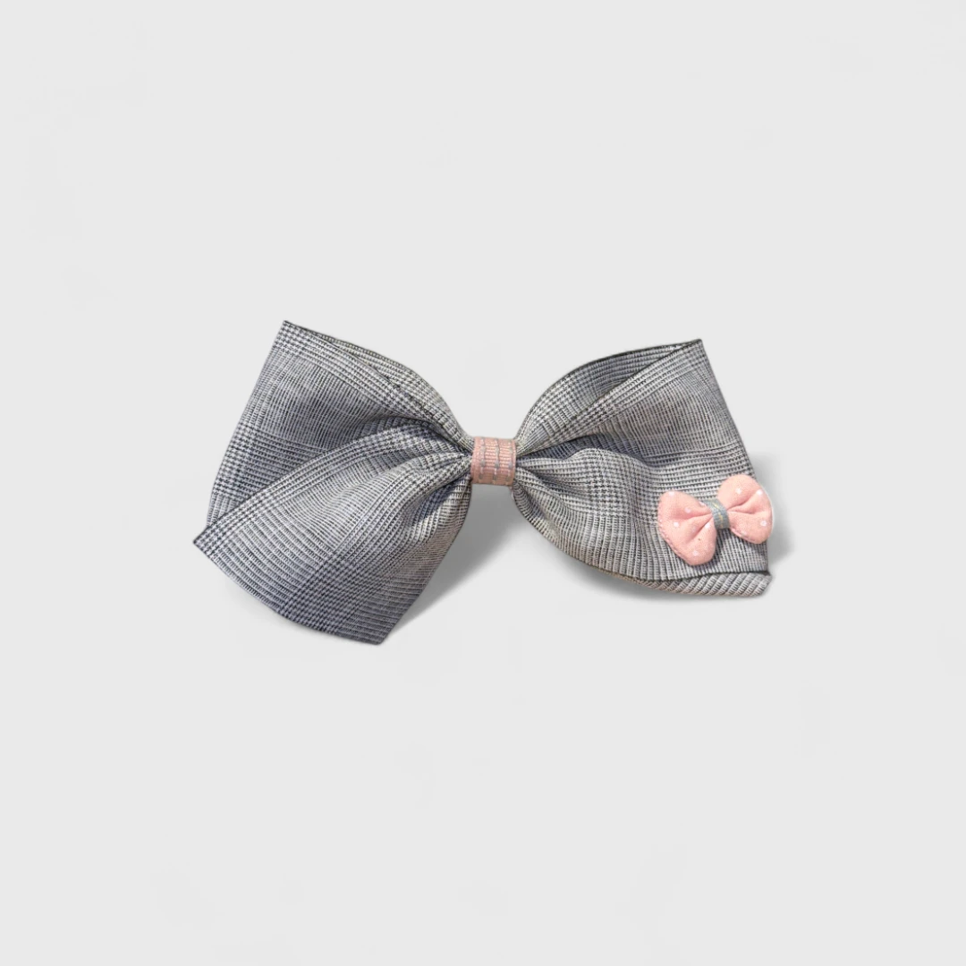 Бантик с розовыми элементами (Кореа)