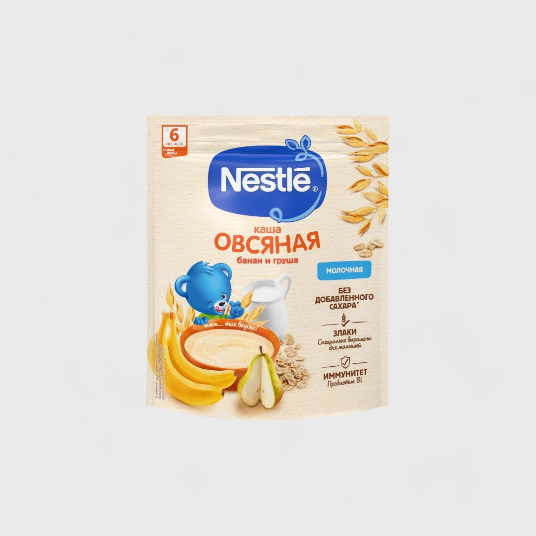 Nestlé овсяная каша банан и груша