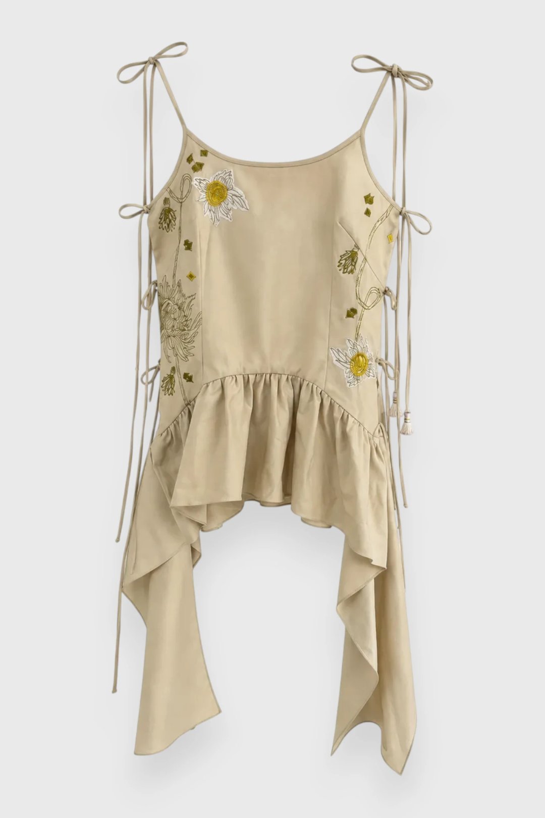 Ivory Aisha Embroidered Top