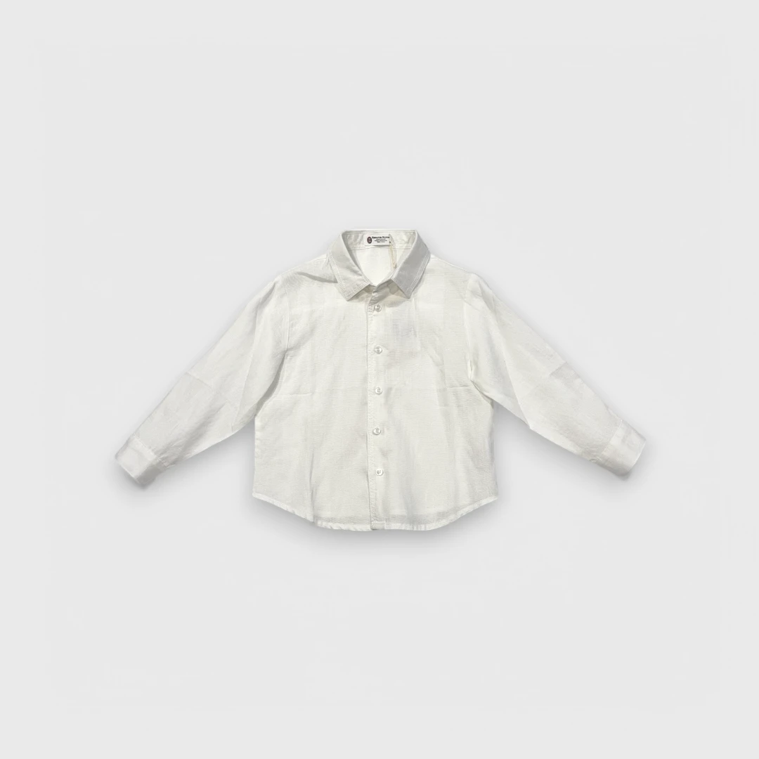 Белая рубашка из хлопка