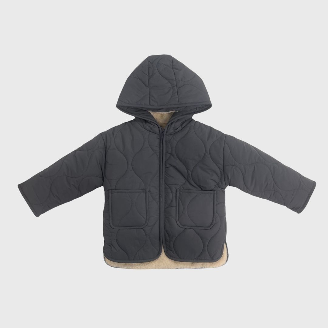 Куртка стеганная с капюшоном