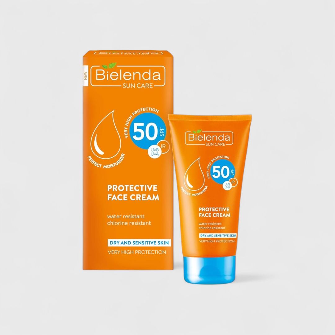Cолнцезащитный крем для лица с SPF 50 Bielenda