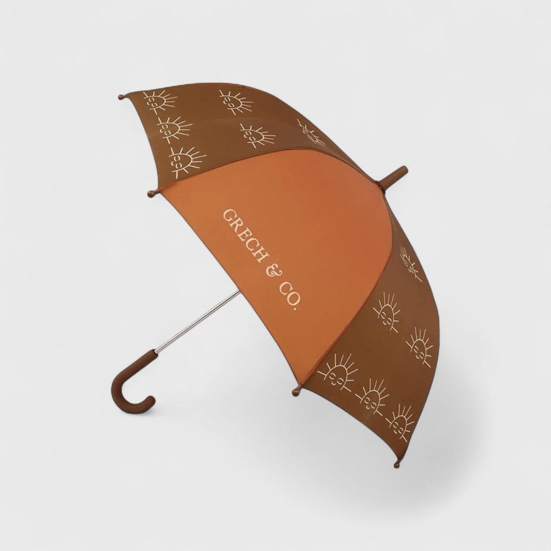 Коричневый зонт Grech & Co. Tierra