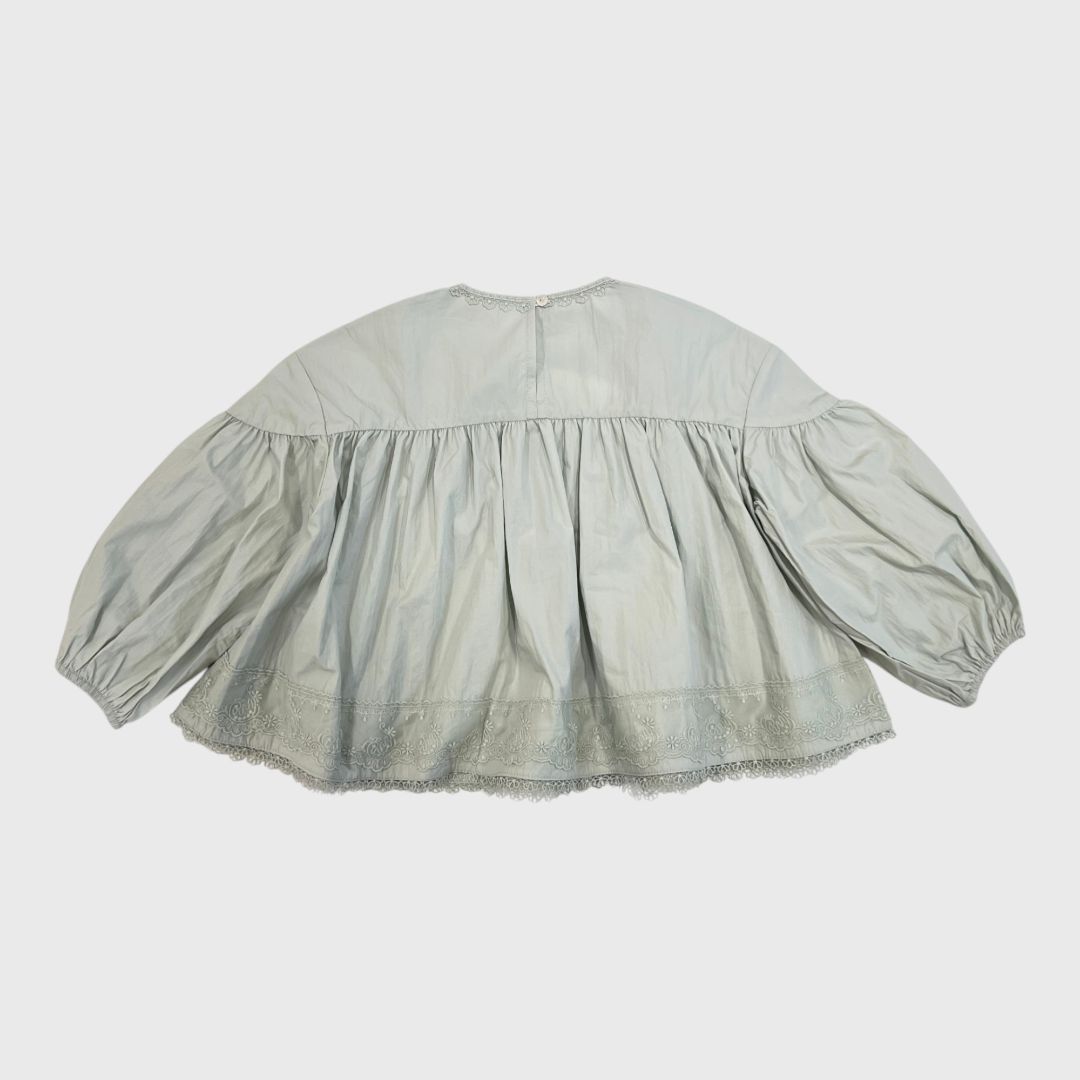 Блуза кружева (ментол)