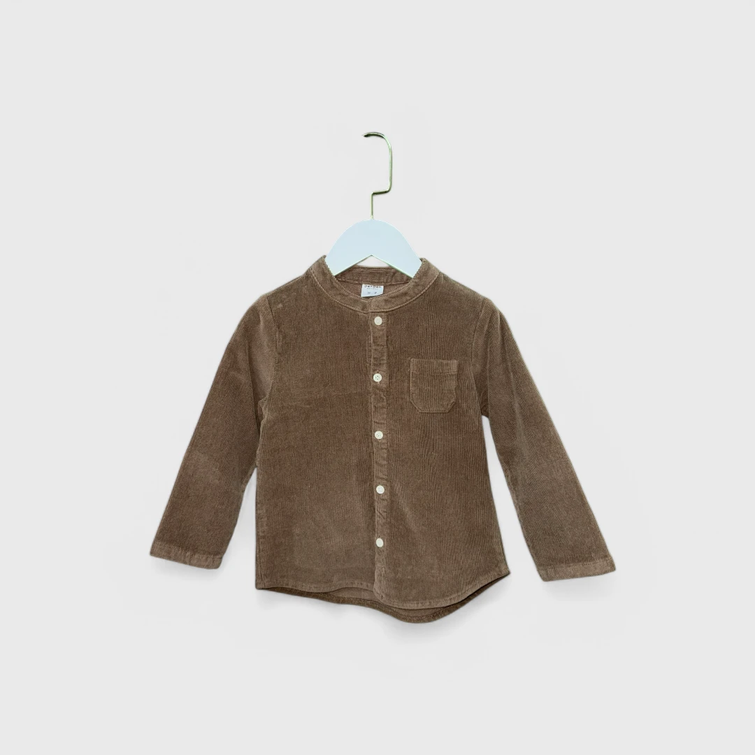 Коричневая рубашка Olive Kids