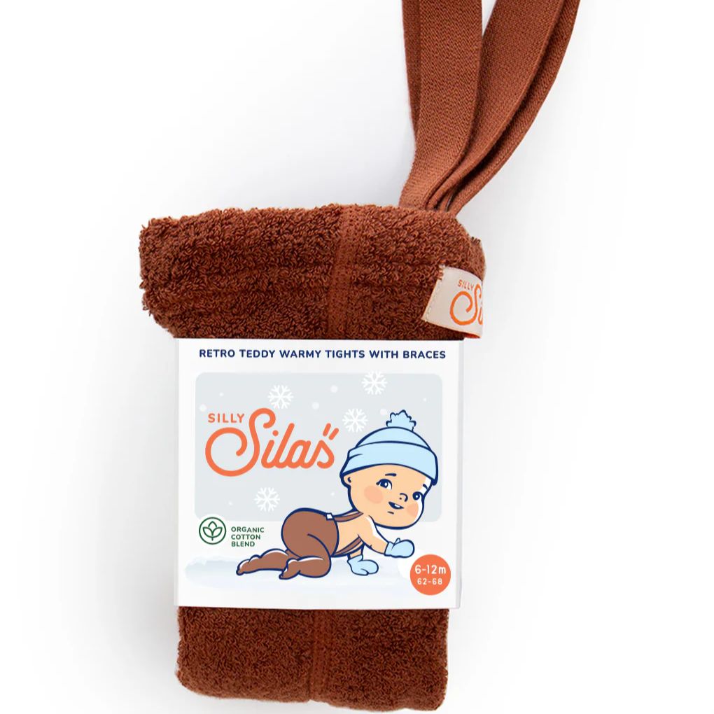 Колготки с закрытыми стопами Teddy Cinnamon от Silly Silas 