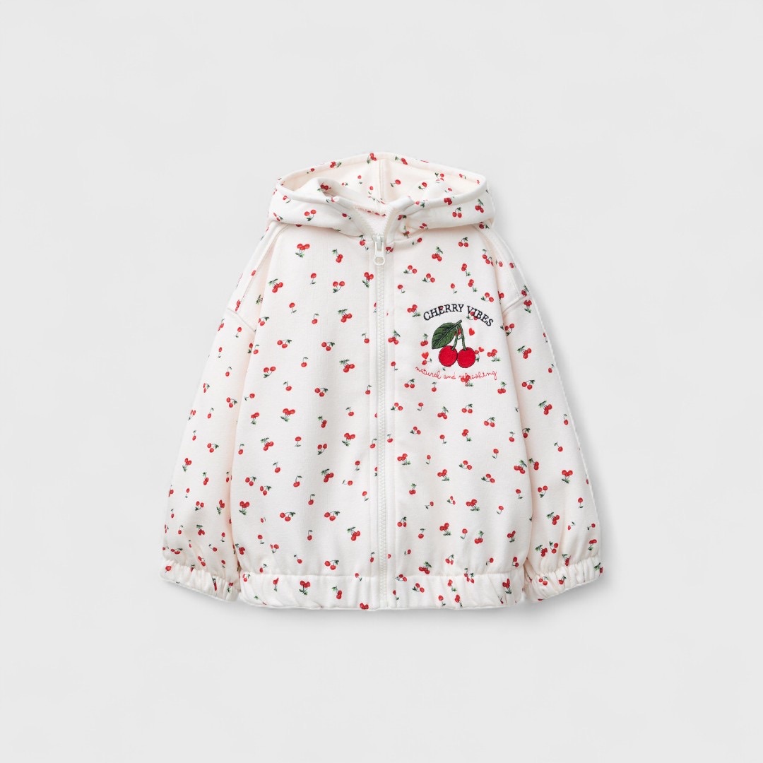 Белая толстовка с капюшоном Zara