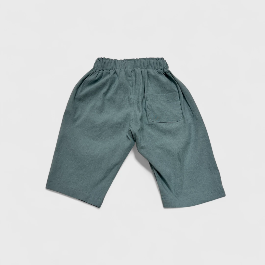 Серые шорты из хлопка