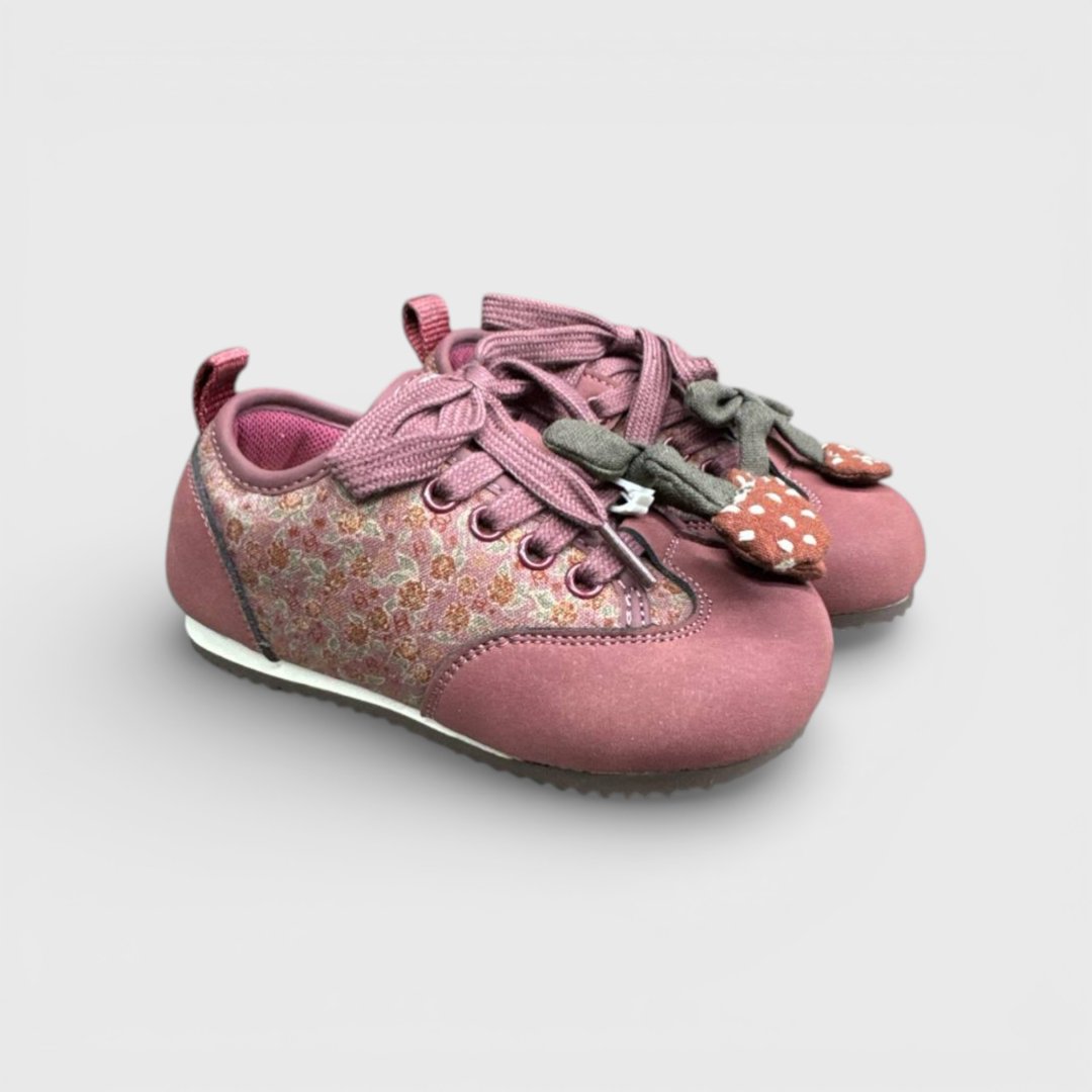 Розовые ботиночки с грибочками