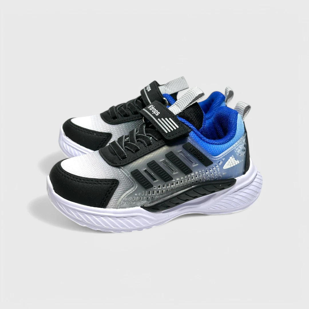 Кроссовки бело-синие N'drops