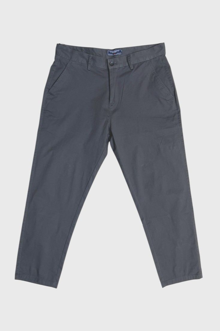 Серые брюки классического кроя Fashion