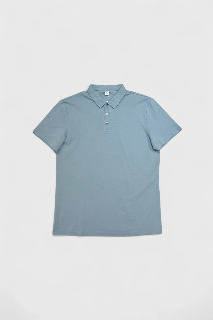 Светло-синяя футболка Polo