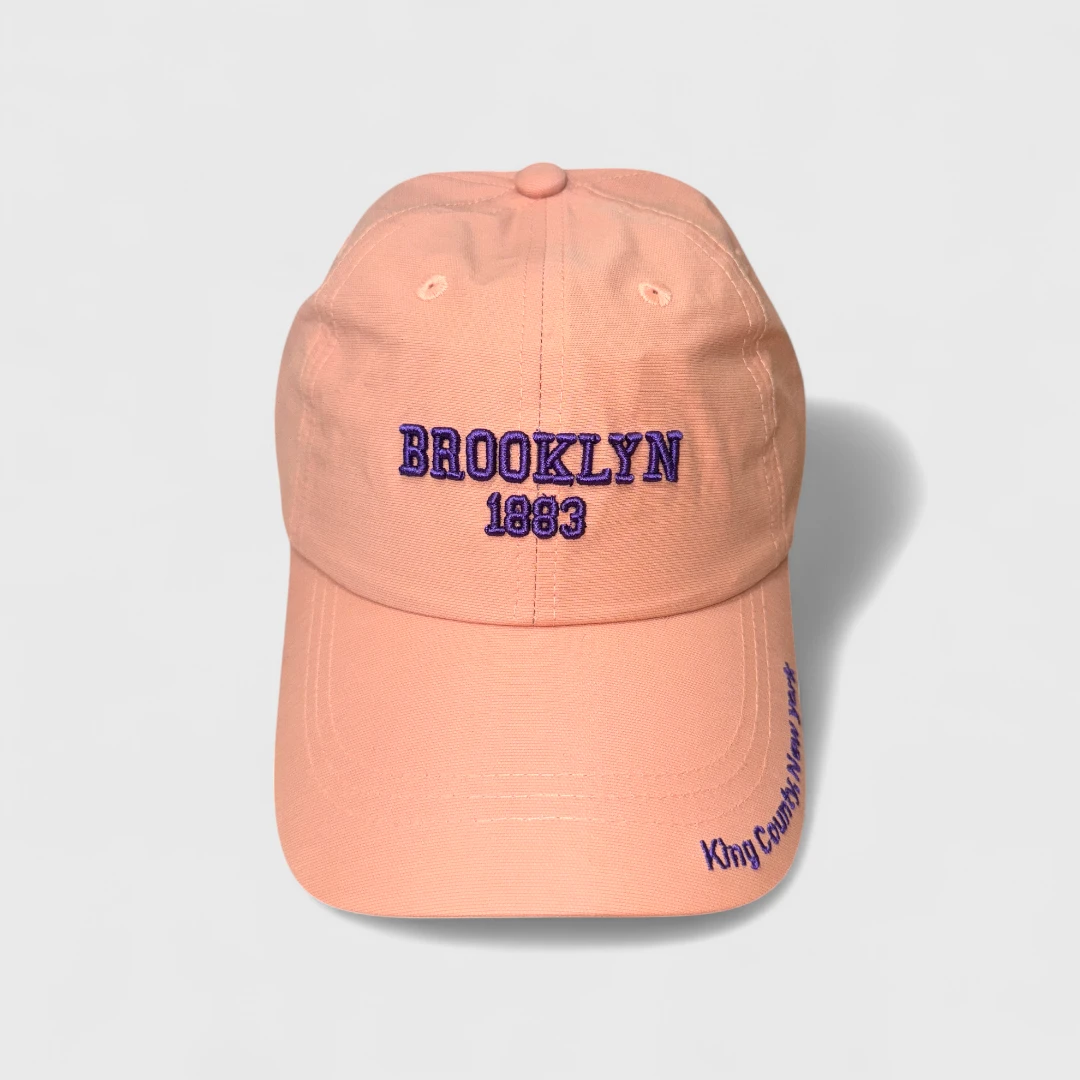 Бейсболка Brooklyn 1883 (хаки, персиковая)