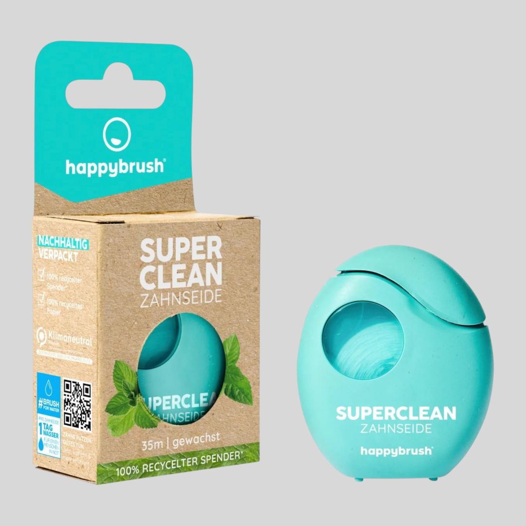 ЗУБНАЯ НИТЬ HAPPYBRUSH, 35 М