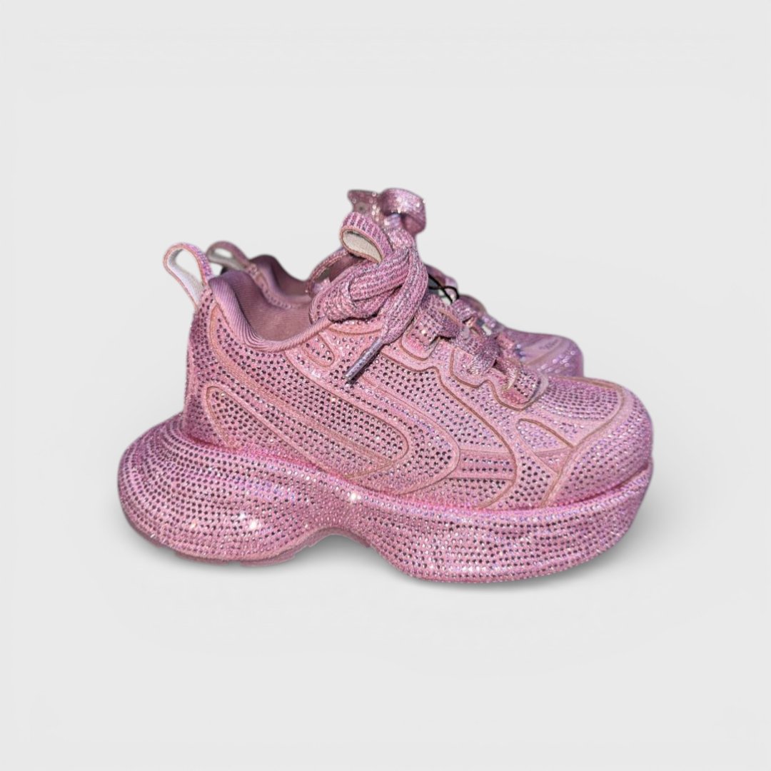 Розовые кроссовки для девочек