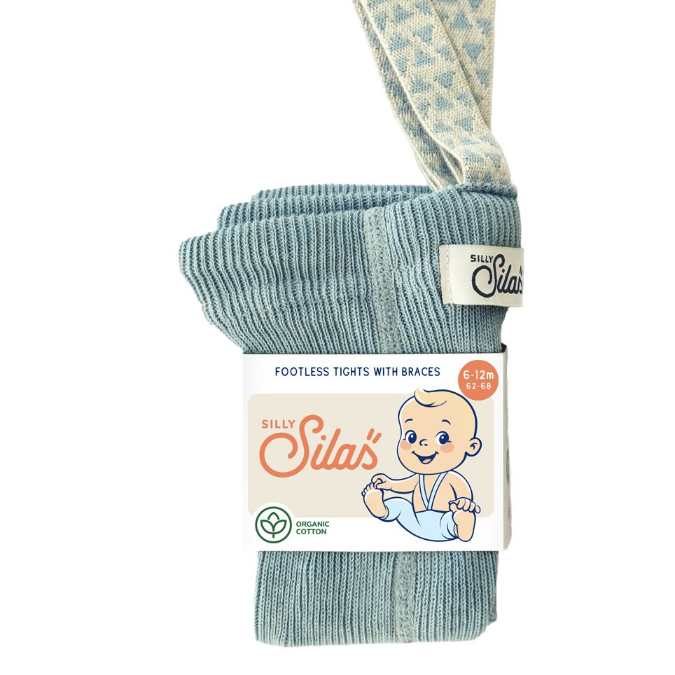 Footless Misty Blue Patterned от Silly sillas (Швеция)