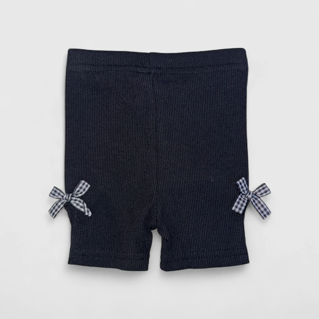 Темно-синие шорты с бантиками