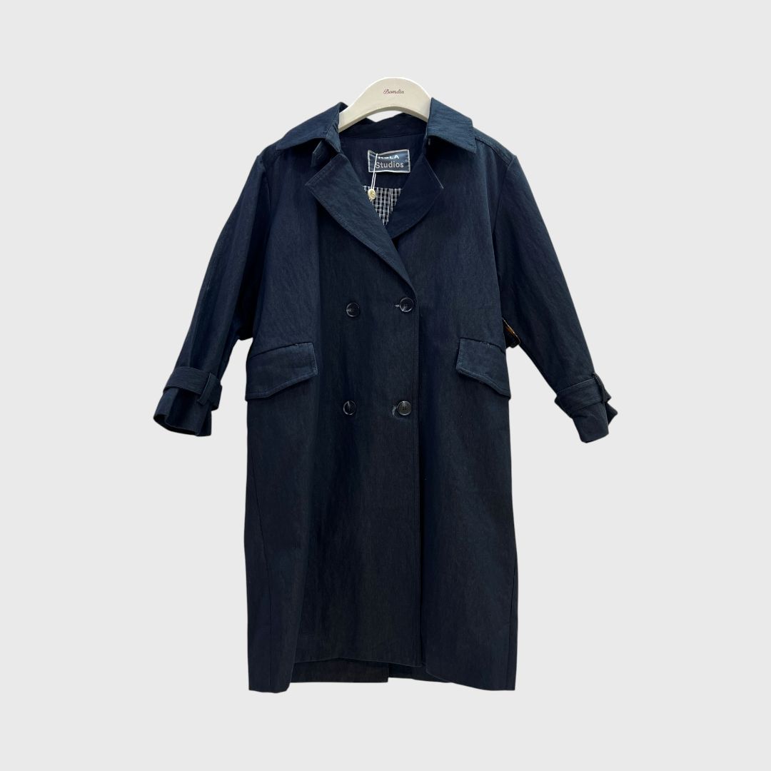 Темный тренчкот для детей