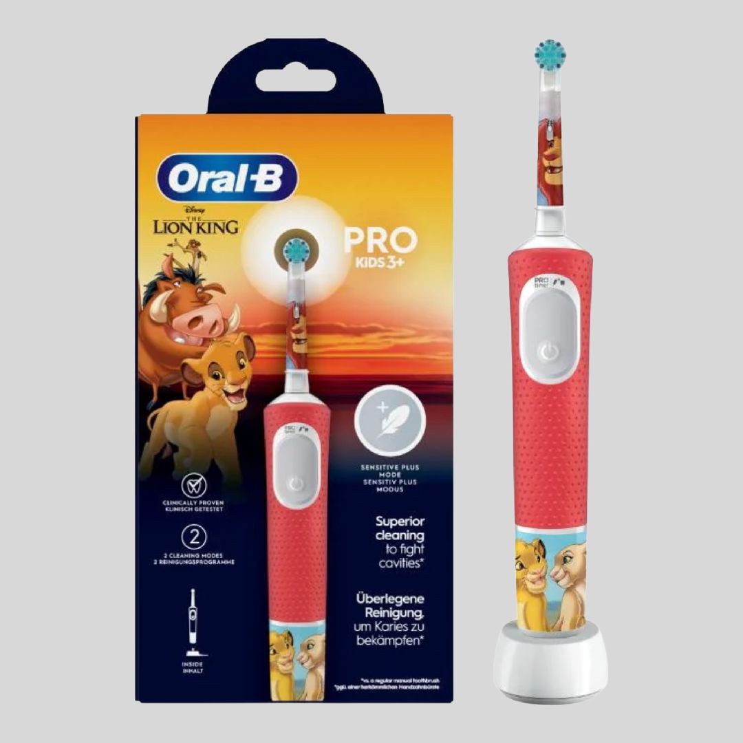 ДЕТСКАЯ ЭЛЕКТРОЩЕТКА ORAL-B VITALITY PRO KIDS 3+ КОРОЛЬ ЛЕВ