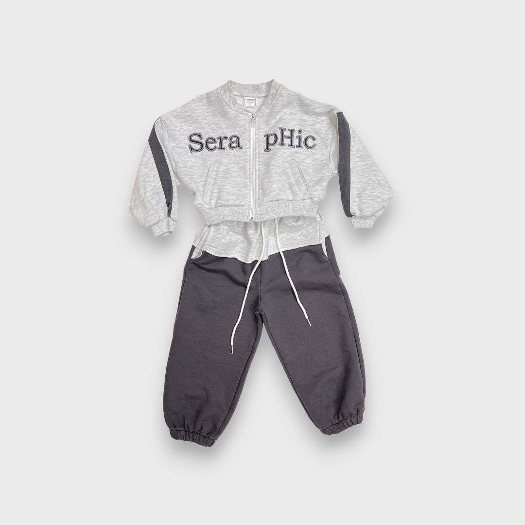 Серый спортивный костюм Seraphic